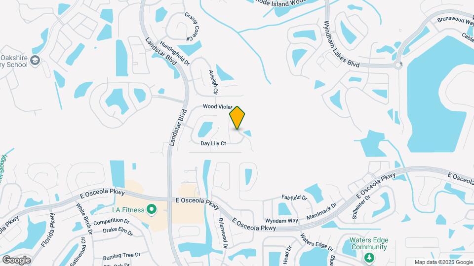 1734 Wood Violet Dr Map and Location Details