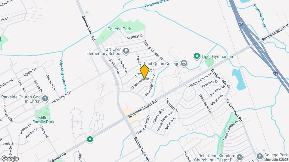 3724 Moonstone Dr Map and Location Details