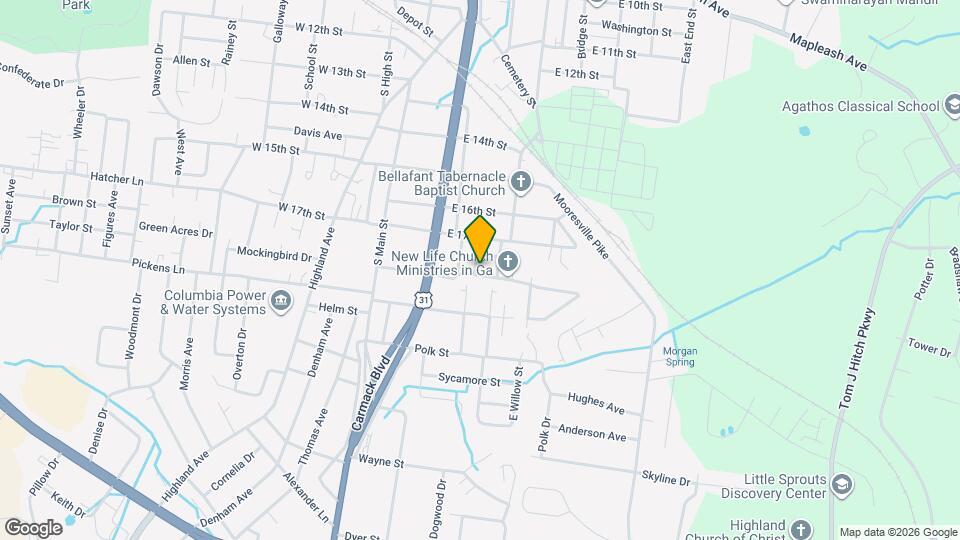 1807 Locust Dr Map and Location Details