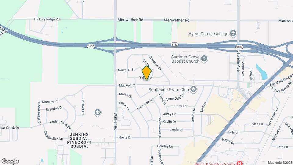 3106 Mackey Ln Map and Location Details