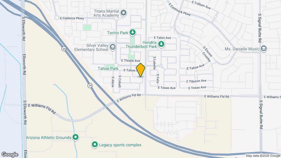 9923 E Tillman Ave Mapa y Detalles de la Ubicación