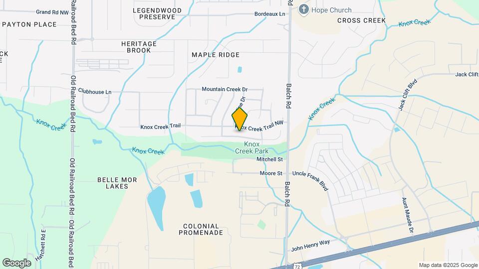 144 Sandy Hollow Dr NW Map and Location Details