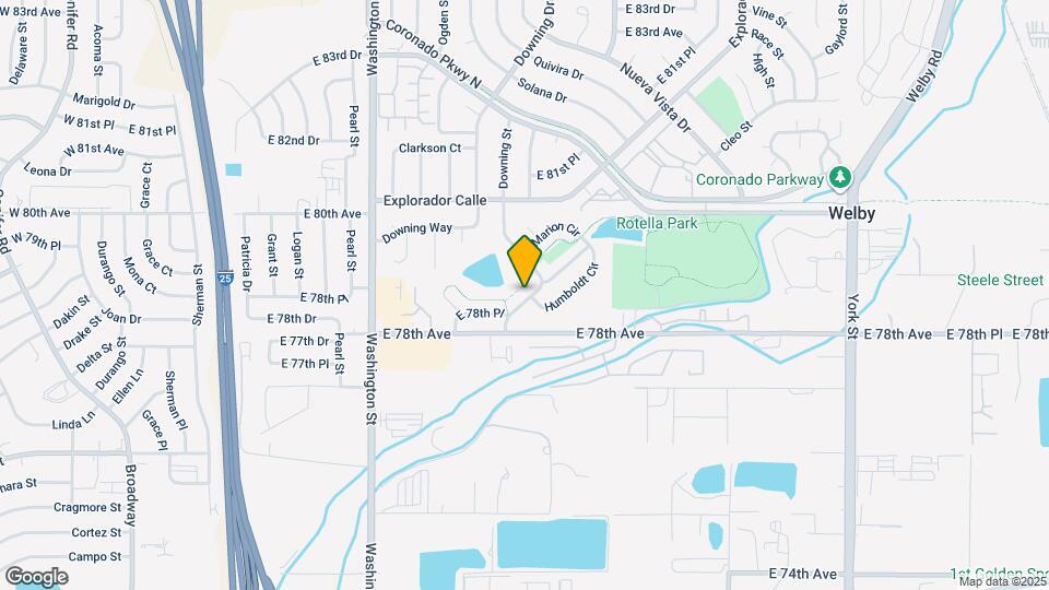 7863 Downing St Map and Location Details