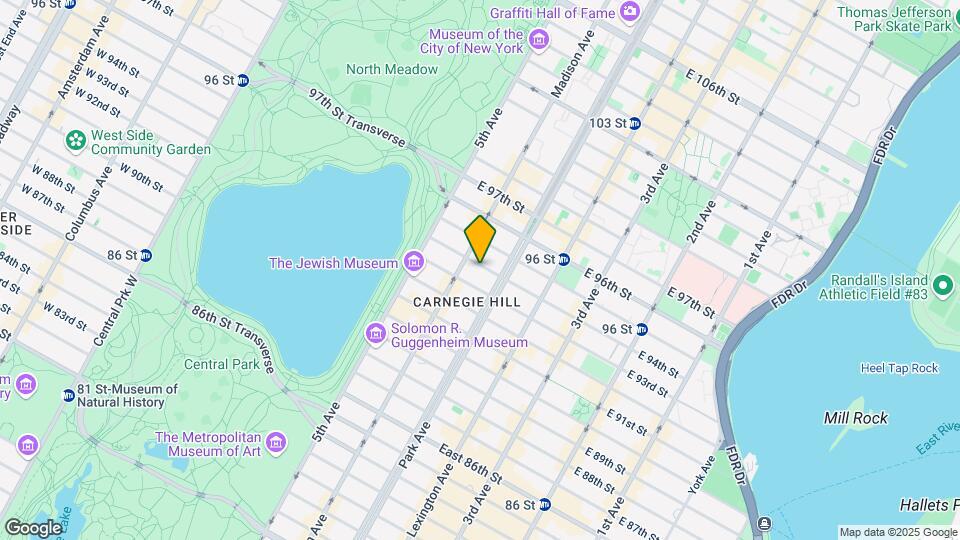 64 E 94th St Map and Location Details