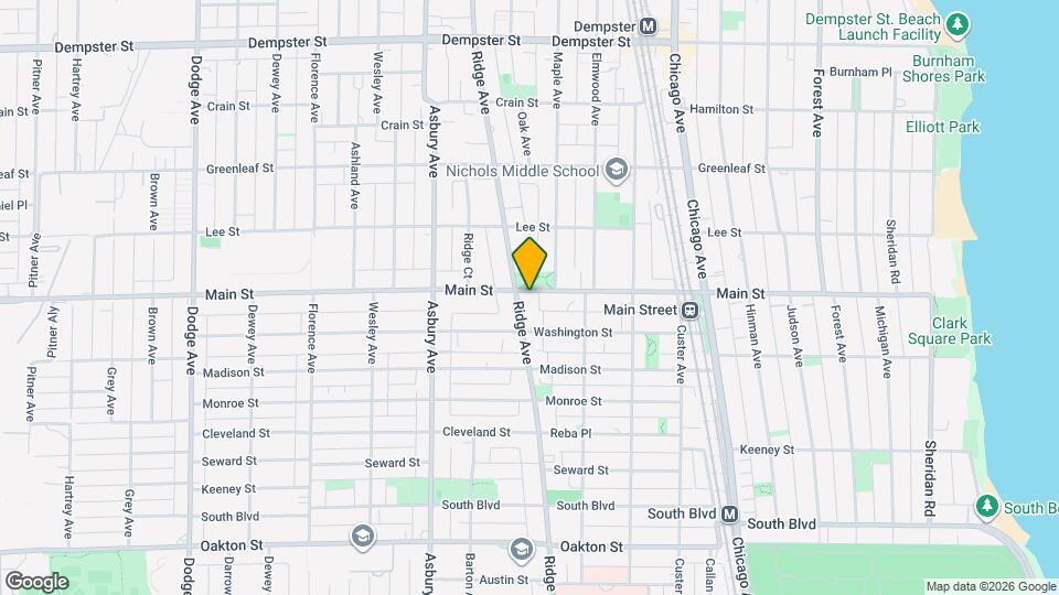 847 Ridge Ave, Unit 3 Map and Location Details