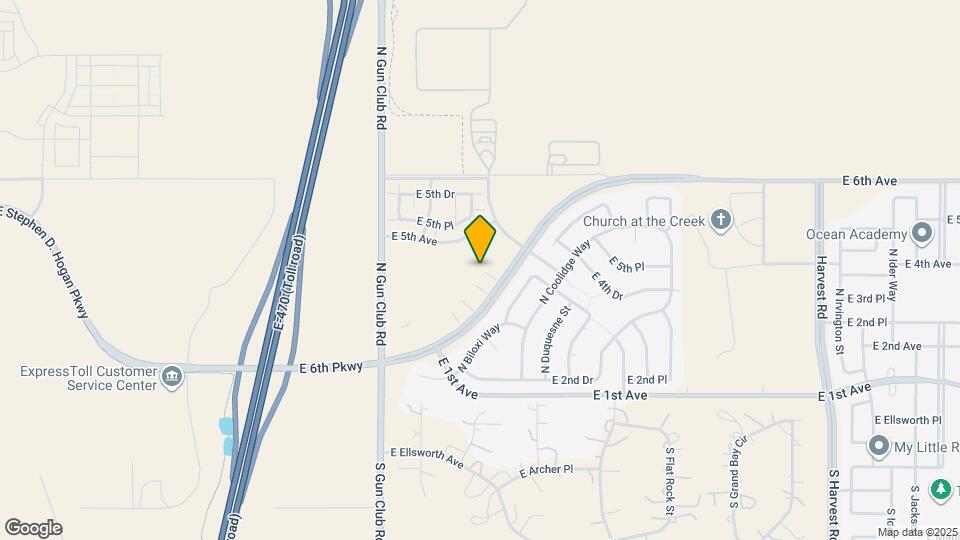 23671 E 2nd Pl Map and Location Details