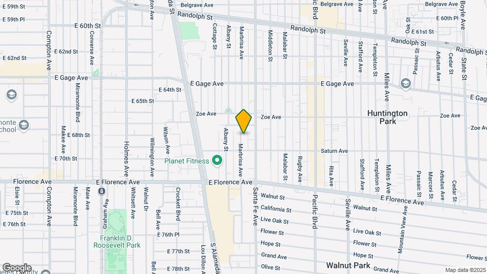 6730-6800 Marbrisa Ave Mapa y Detalles de la Ubicación