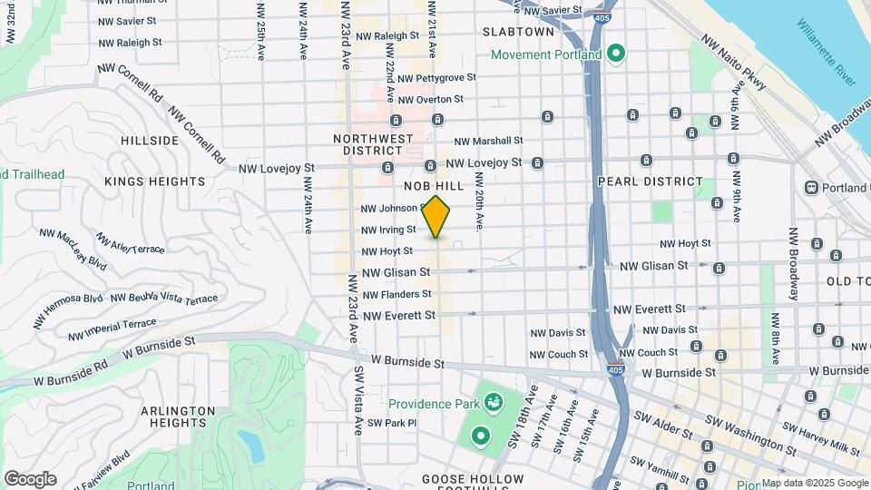 2103 NW Hoyt St Map and Location Details