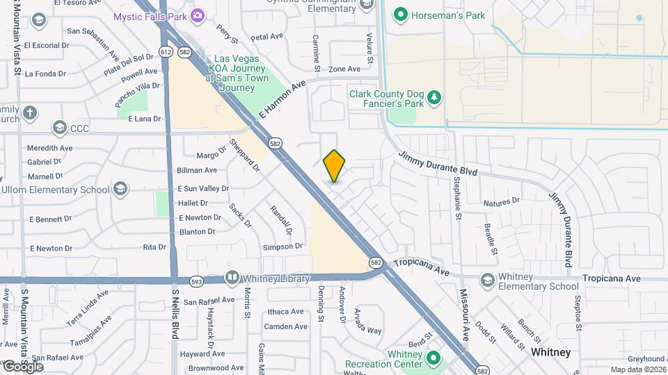 5433 E Jackpot Winner Ln Map and Location Details