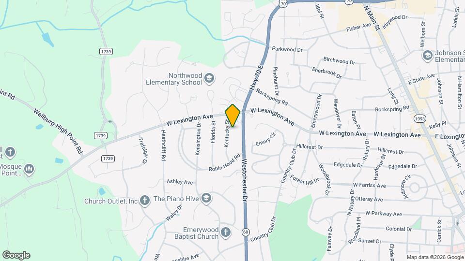 1316 Kentucky St Map and Location Details