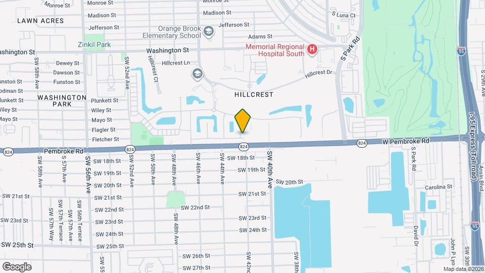 1595 Evergreen Ter Map and Location Details