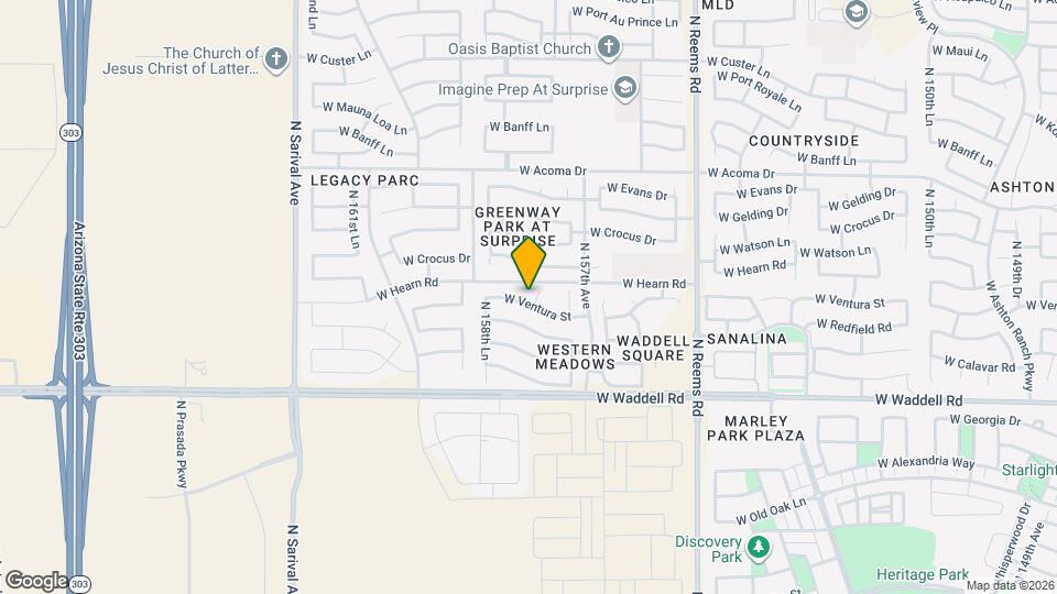 14138 N 158th Ct Map and Location Details