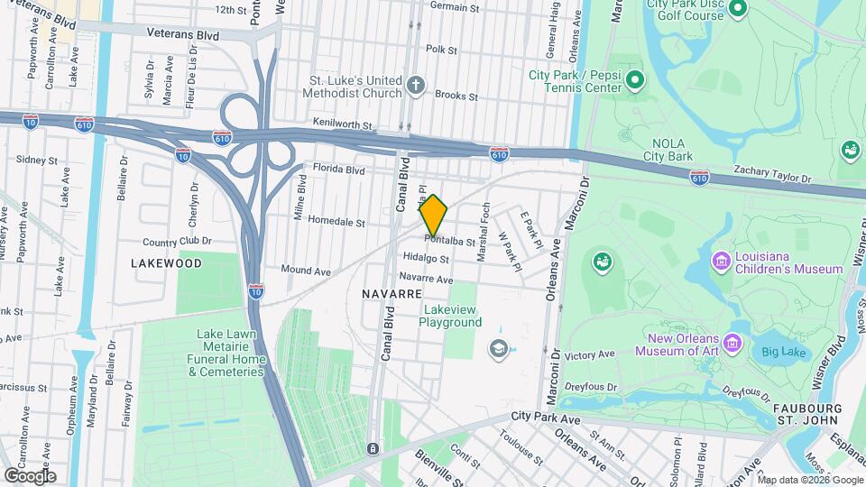 804 Pontalba St Map and Location Details