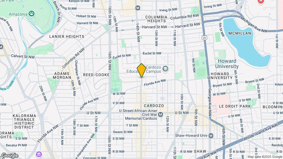 2420 14th St NW, Unit FL4-ID400 Map and Location Details