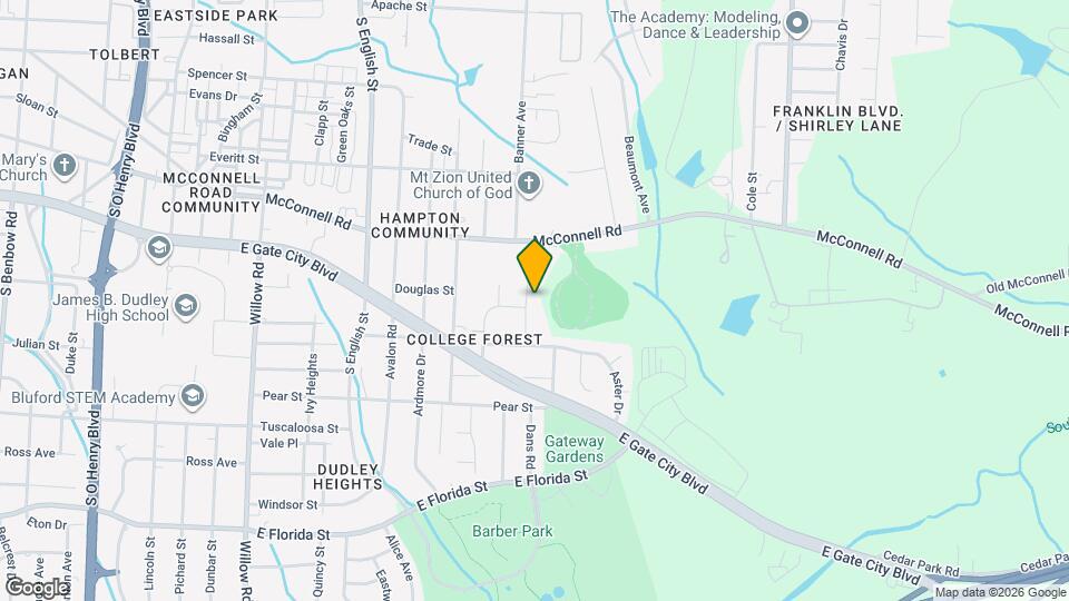 1111 Maury Ln Map and Location Details