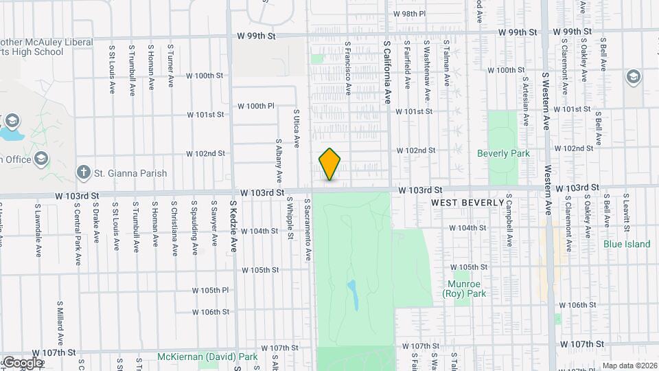 2934 W 103rd St Map and Location Details