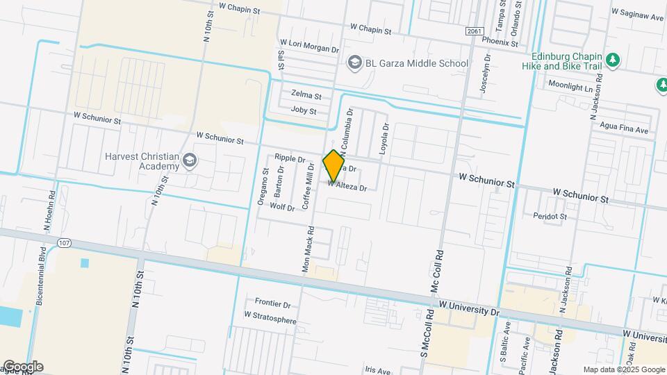 3502 W Alteza Dr Map and Location Details