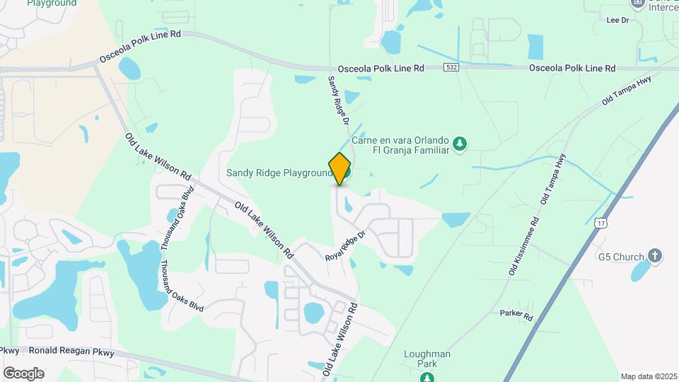 838 Sandy Ridge Dr Map and Location Details