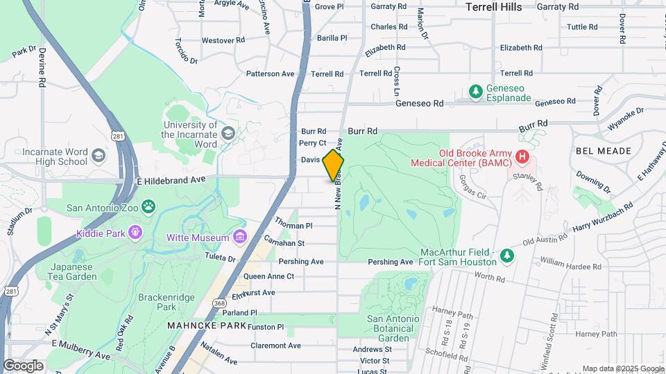 4001 N New Braunfels Ave Map and Location Details