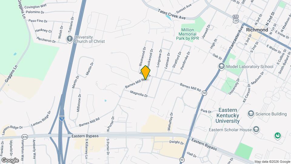 107 Robbins Dr Mapa y Detalles de la Ubicación