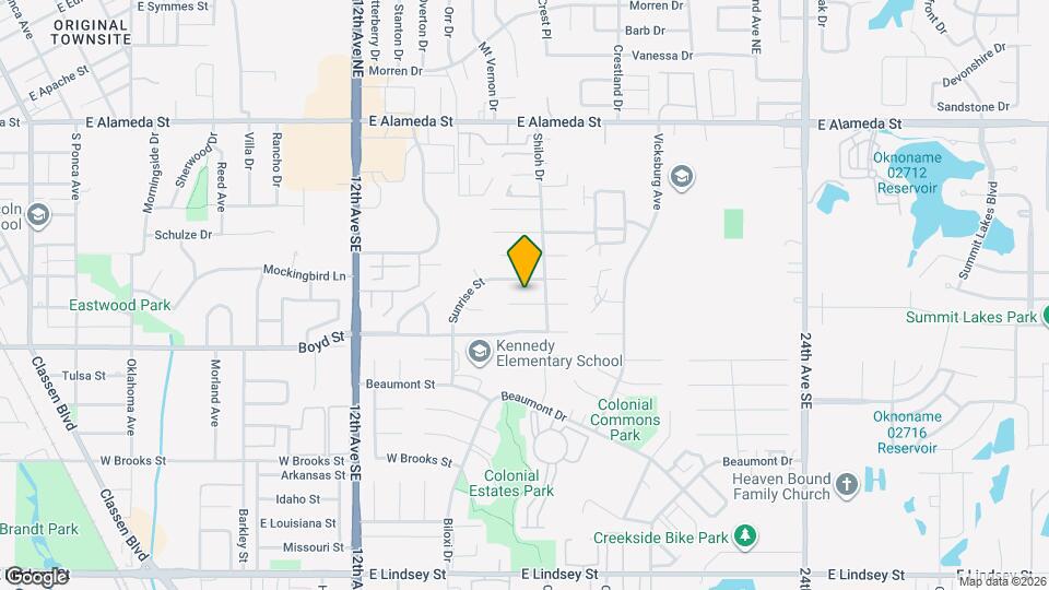 1619 Village Dr Map and Location Details