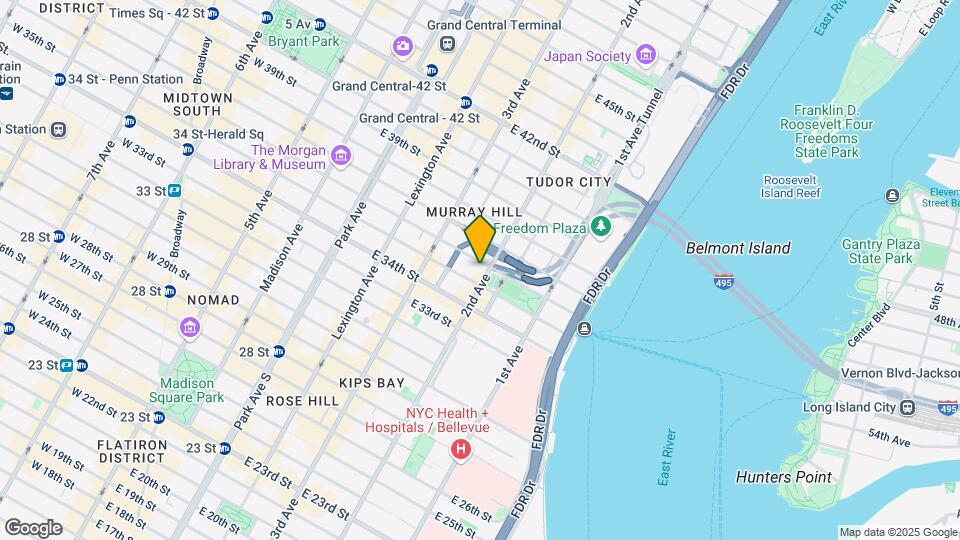 655 Second Avenue Mapa y Detalles de la Ubicación