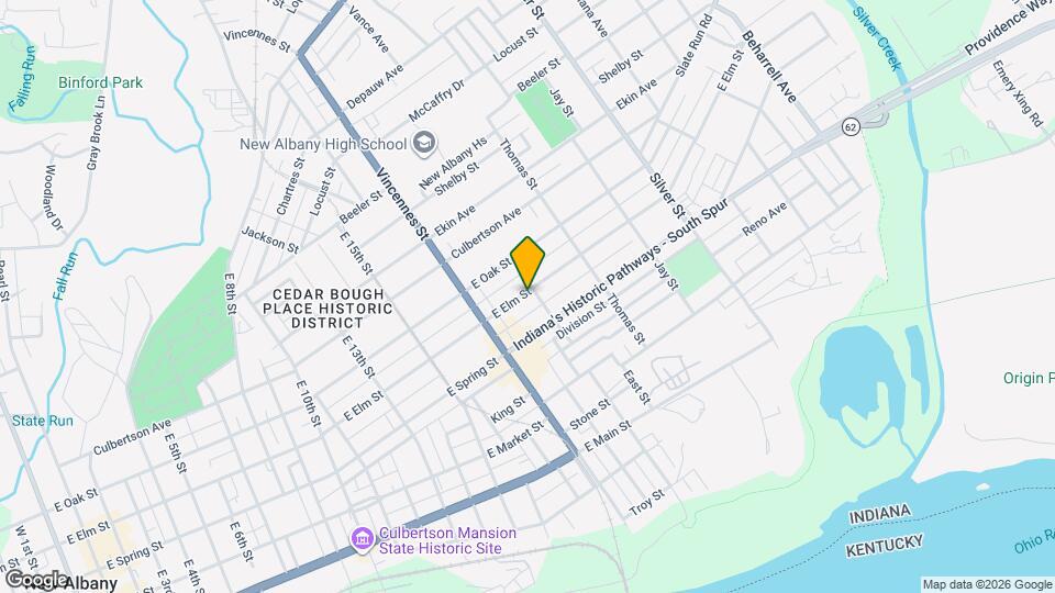1742 E Elm St, Unit 2 Mapa y Detalles de la Ubicación