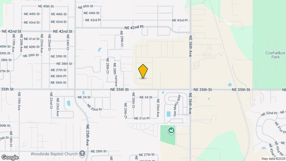 3154 NE 36th Pl Map and Location Details