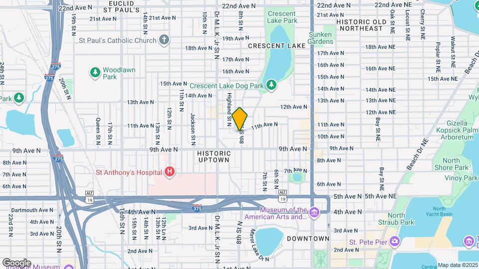 1022 8th St N, Unit Cottage Map and Location Details