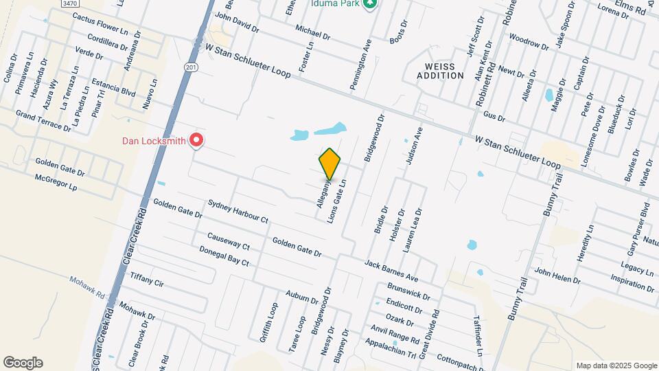 5204 Allegany Dr Map and Location Details