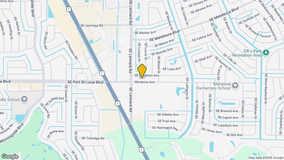 2231 SE Mariposa Ave Map and Location Details