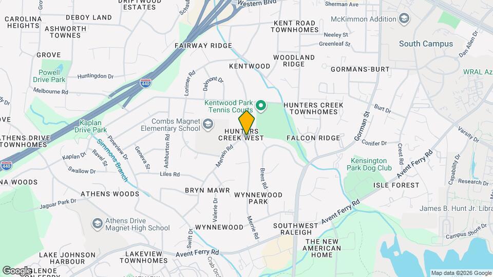 501 Merrie Rd Map and Location Details