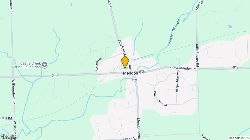3902 Rush Mendon Rd Map and Location Details