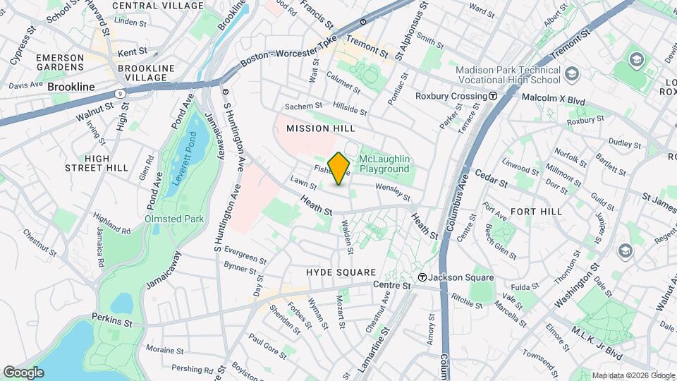 33 Lawn St, Unit 3 Map and Location Details