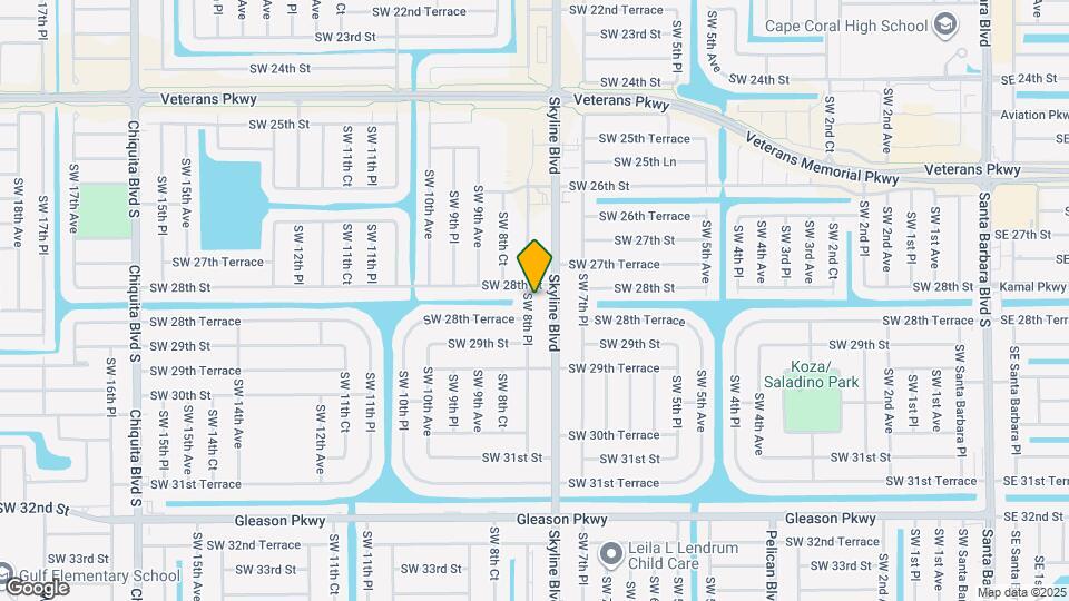 2807 SW 8th Pl Map and Location Details