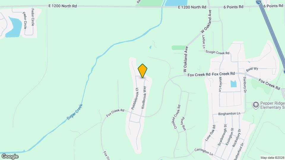 2201 Knollbrook Way Map and Location Details