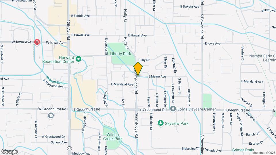 1914 SunnyRidge Rd Map and Location Details