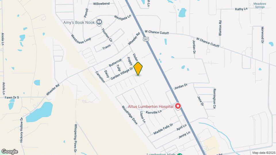 6650 Poppy Dr Map and Location Details