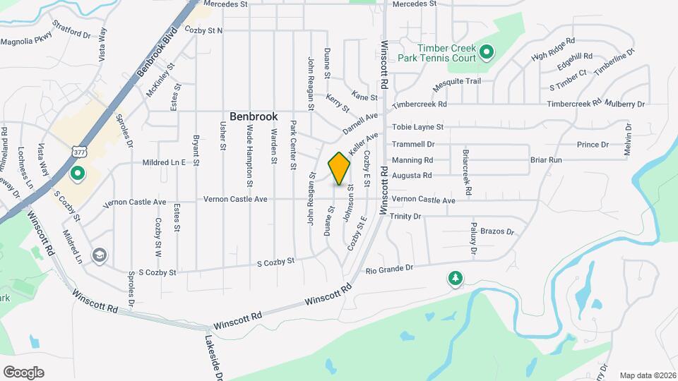 1111 Duane St Map and Location Details