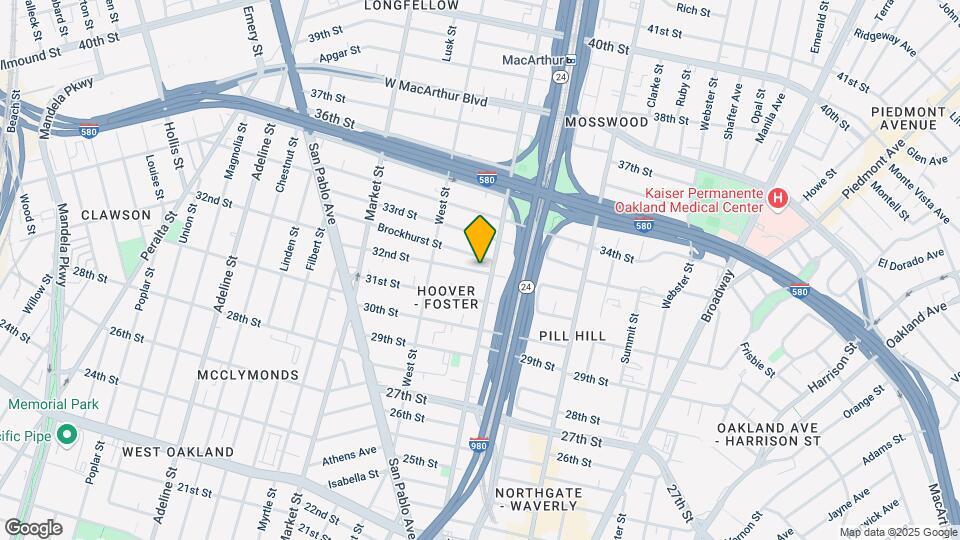 670 32nd St Map and Location Details