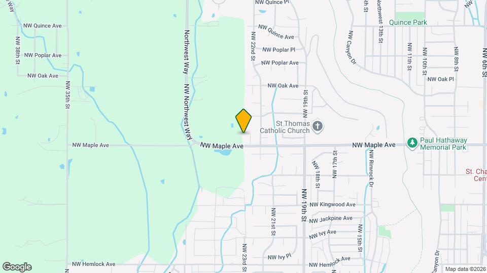 2297 NW Maple Ave Map and Location Details