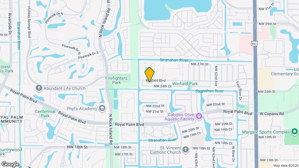 6761 NW 24th Ct Map and Location Details