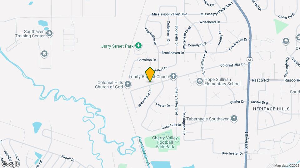 2248 Colonial Hills Dr Map and Location Details