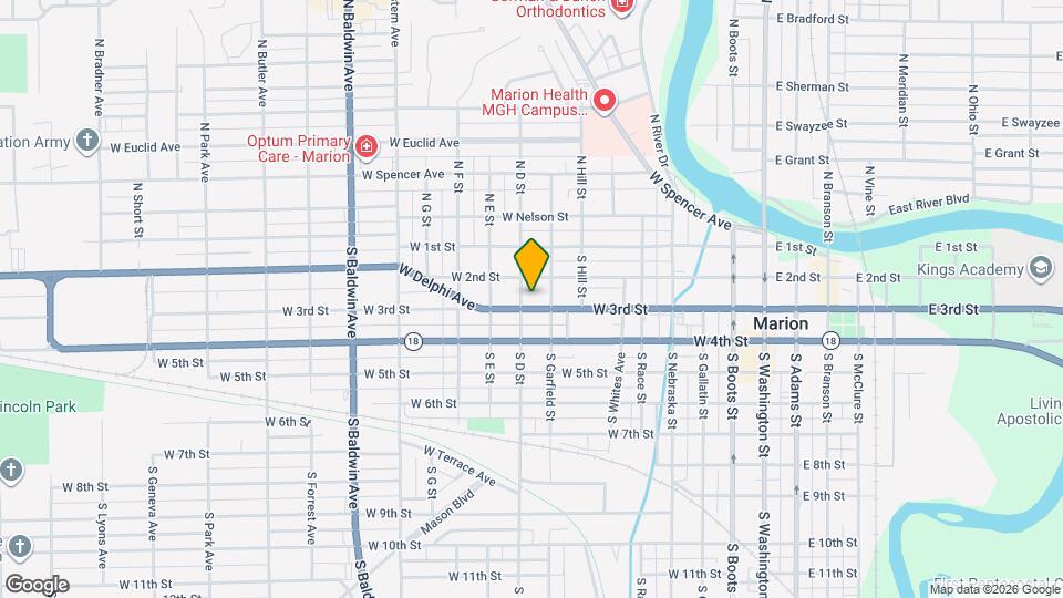 814 W 3rd St Mapa y Detalles de la Ubicación