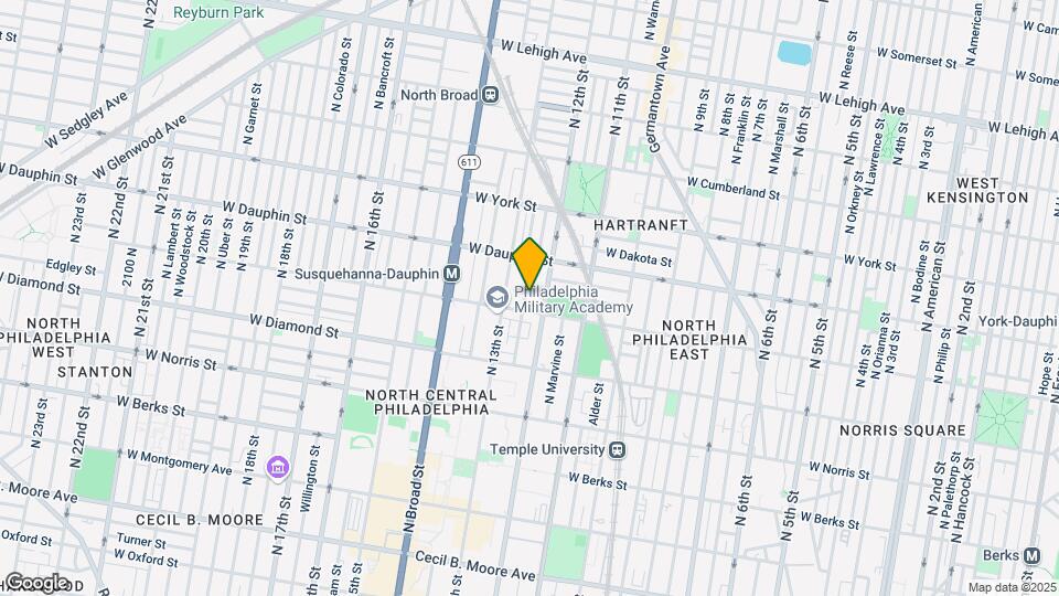 2215 N Camac St Mapa y Detalles de la Ubicación