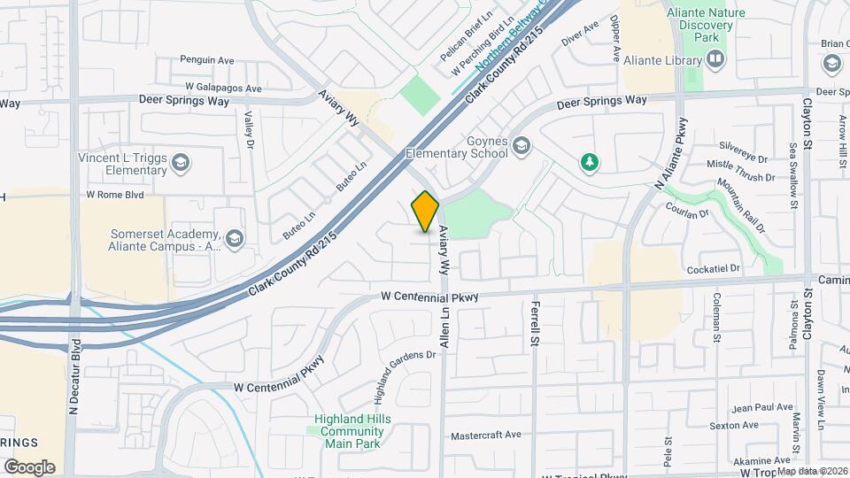 3716 W Razorbill Ct Map and Location Details