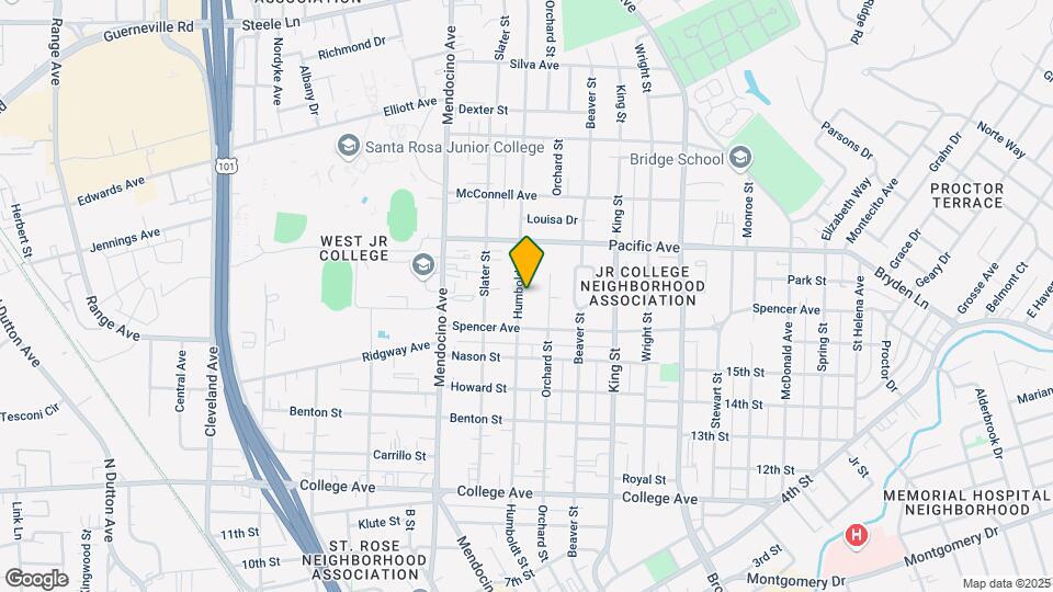 1126 Humboldt St Mapa y Detalles de la Ubicación
