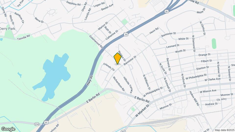 600 Greenwood Rd Map and Location Details