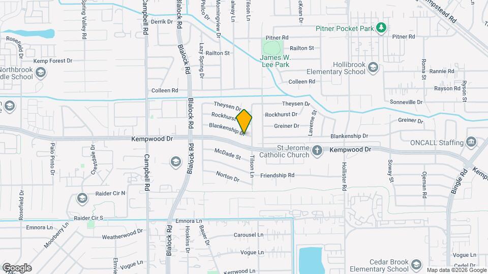 9211 Blankenship Dr Map and Location Details