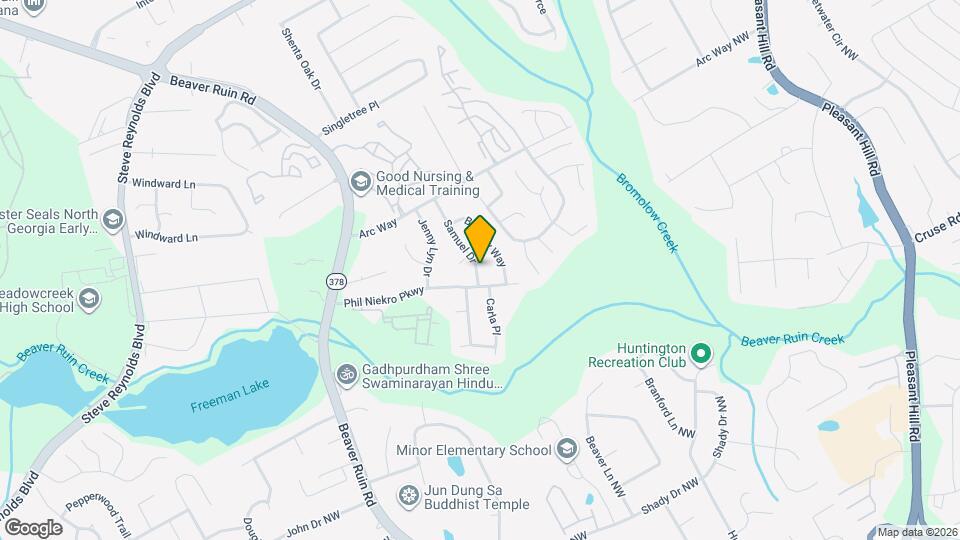 1085 Samuel Dr Map and Location Details